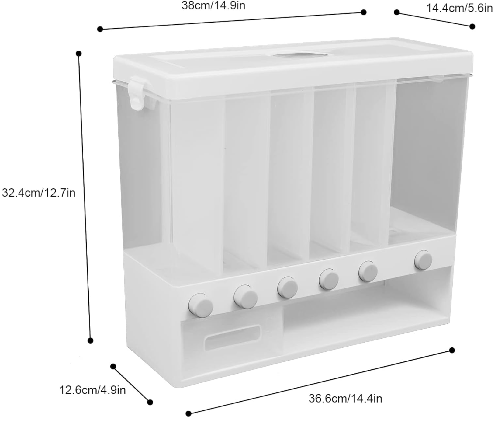 DISPENSADOR DE ALIMENTOS SECOS