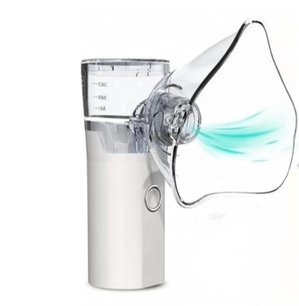Nebulizador para Bebe Niños Adultos-Inhalador Eléctrico recargable USB-C con Diseño Portátil-Aerosol Portátil